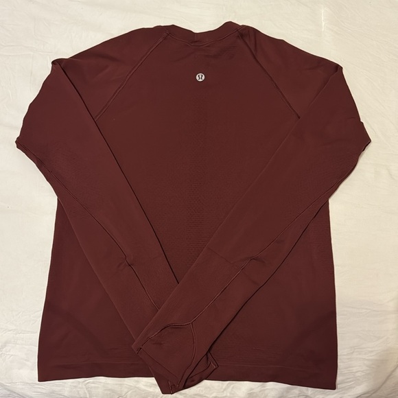 Lululemon Swiftly Tech Long Sleeve 2.0 *Race Length (Red Merlot) - Picture 5 of 5
